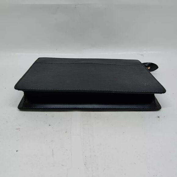Louis Vuitton Pochette Homme Clutch Black Leather  SR1918 - Picture 8 of 8